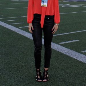 True Religion Black Runway Leggings Size L